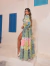 Saída Longa Estampada Com Manga Flaire Paisley | Verde - loja online