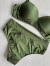 Imagem do Biquíni Plus Size Alta Sustentação Top Com Bojo e Calcinha Hot Pant Kimberly | Verde Oliva