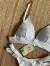Imagem do Biquíni Lucky Tecido Canelado Acetinado Levanta Bumbum Correntes Jade | Branco