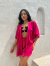 Conjunto Feminino de Kimono e Short de Praia Dori | Rosa - comprar online