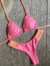Biquini Cortininha Bicolor com Calcinha Tradicional Freda | Rosa Neon / Laranja - loja online