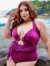 Imagem do Maio Tanga Vestido Curve Com Bojo Tulum | Marsala