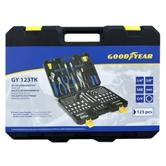 KIT DE HERRAMIENTAS 123 PCAS EN CAJA GOODYEAR - comprar online