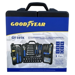 KIT DE HERRAMIENTAS 59 PCAS EN CAJA GOODYEAR - comprar online