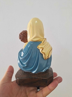Busto Mãe Rainha 18x11 cm - gesso - loja online