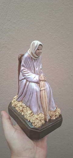 Beata Nhá Chica 22 X 15 cm - gesso - Sancte Ioseph