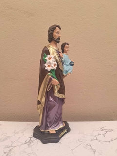 São José de látex inquebrável 40 cm - Sancte Ioseph