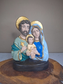 Busto Sagrada Família 20 X 15 cm gesso - loja online