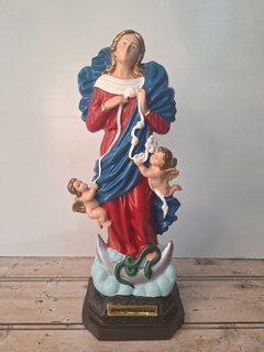 Nossa Senhora Desatadora dos nós 30 cm - látex inquebrável
