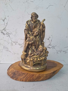 Sagrada família Carneirinho 30 cm - barroca