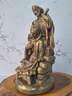 Sagrada família Carneirinho 30 cm - barroca - loja online