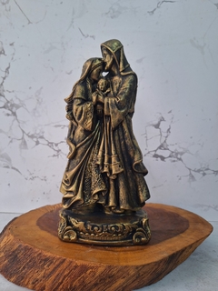 Sagrada Família Carinho 23 cm - gesso - barroca