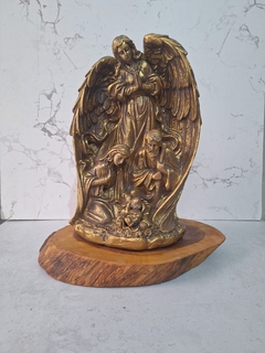 Sagrada Família Proteção 30 cm - gesso - barroca