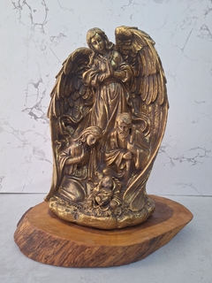 Sagrada Família Proteção 30 cm - gesso - barroca