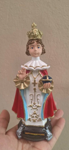 Menino Jesus de Praga de látex 18 cm - loja online
