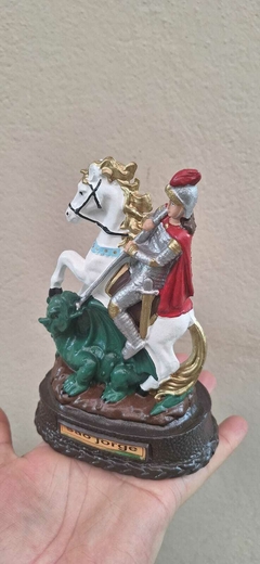 São Jorge 16 cm de látex inquebrável na internet