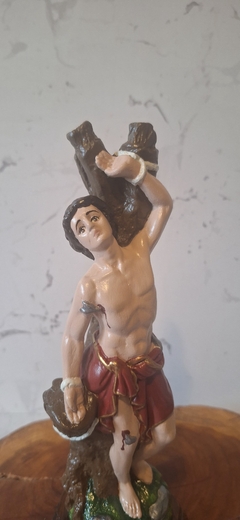 São Sebastião 20 cm gesso maciço - Sancte Ioseph