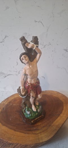 Imagem do São Sebastião 20 cm gesso maciço