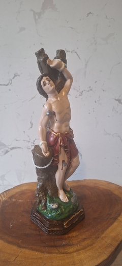 São Sebastião 20 cm gesso maciço na internet
