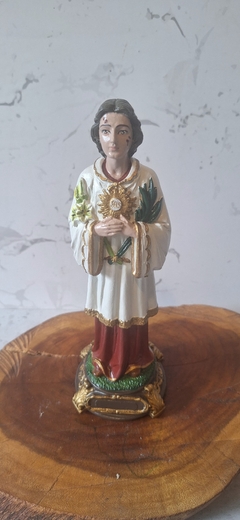 São Tarcísio 20 cm gesso maciço - comprar online
