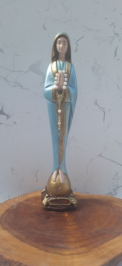 Nossa Senhora do Silêncio 30 cm- gesso na internet