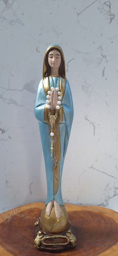 Nossa Senhora do Silêncio 30 cm- gesso na internet