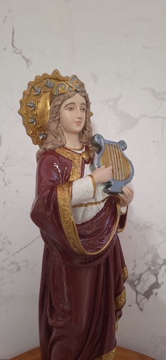 Imagem do Santa Cecília 32 cm - gesso