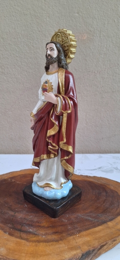 Sagrado Coração de Jesus 20 cm - gesso - Sancte Ioseph
