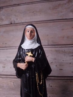 Santa Rita de Cássia de látex 20 cm - comprar online