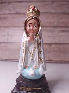 Nossa Senhora de Fátima baby de látex 16 cm - loja online