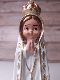 Nossa Senhora de Fátima baby de látex 16 cm - comprar online
