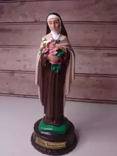 Santa Teresinha de látex 20 cm