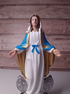 Nossa Senhora das Graças 20 cm látex (com medalhas) - comprar online