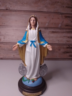 Imagem do Nossa Senhora das Graças 20 cm látex (com medalhas)