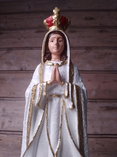 Imagem do Nossa Senhora de Fátima de látex 30 cm