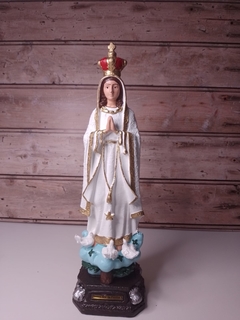 Nossa Senhora de Fátima de látex 30 cm