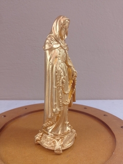 Nossa Senhora das Lágrimas 20 cm - ouro velho - loja online