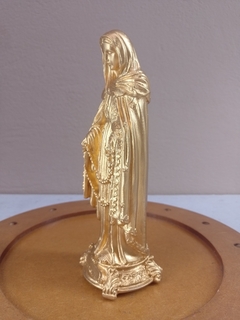 Nossa Senhora das Lágrimas 20 cm - ouro velho - Sancte Ioseph