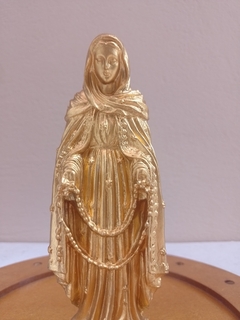 Nossa Senhora das Lágrimas 20 cm - ouro velho - comprar online