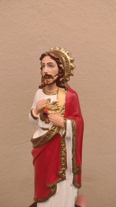 Sagrado Coração de Jesus 20 cm látex inquebrável - comprar online