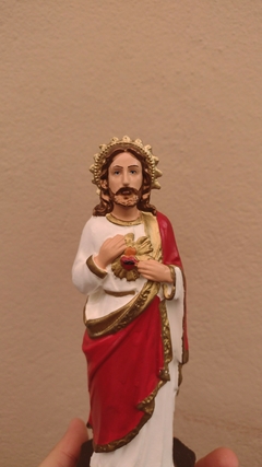 Sagrado Coração de Jesus 20 cm látex inquebrável na internet