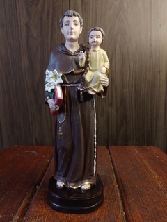 Santo Antônio 20 cm gesso maciço