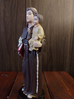 Santo Antônio 20 cm gesso maciço