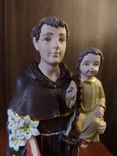 Santo Antônio 20 cm gesso maciço - comprar online