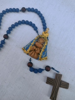 Terço biscuit Nossa Senhora Aparecida na internet