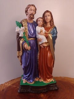Sagrada família de látex inquebrável 22 cm