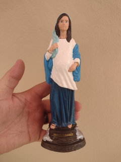 Nossa Senhora grávida 20 cm de látex inquebrável na internet