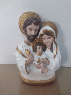 Busto Sagrada Família 16 cm gesso - loja online