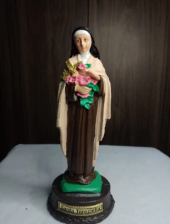Imagem do Santa Teresinha de látex 20 cm