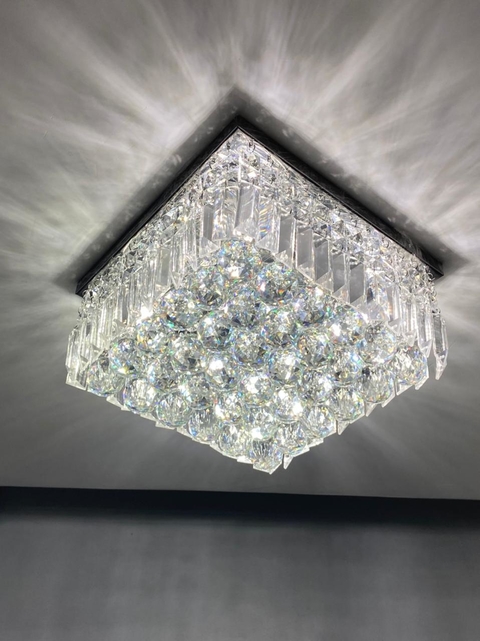LUSTRE PLAFON ACABAMENTO FINO - 30X30 CM